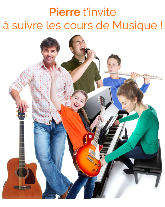Inviter ses amis aux Cours de Musique à Namur